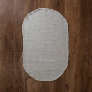 Funda Nido Muselina Rayita Gris