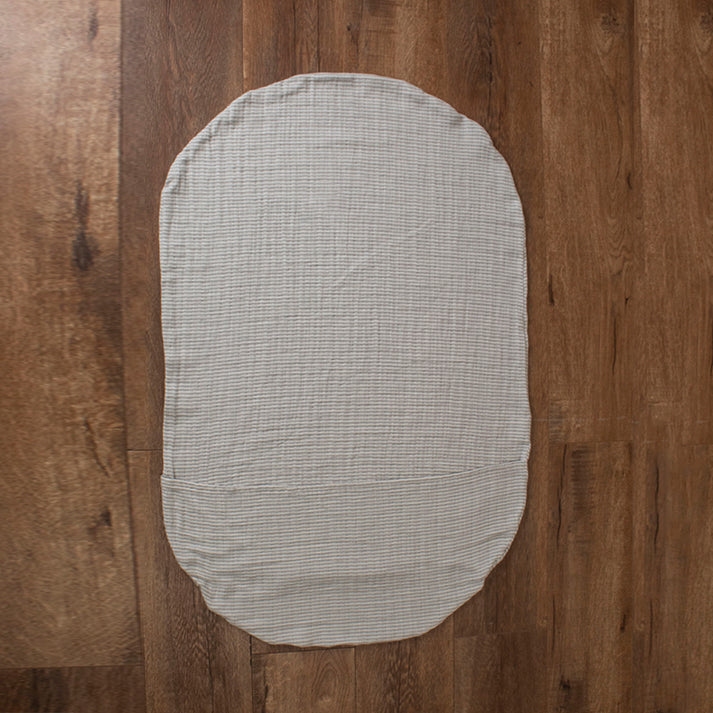 Funda Nido Muselina Rayita Gris - Image 2