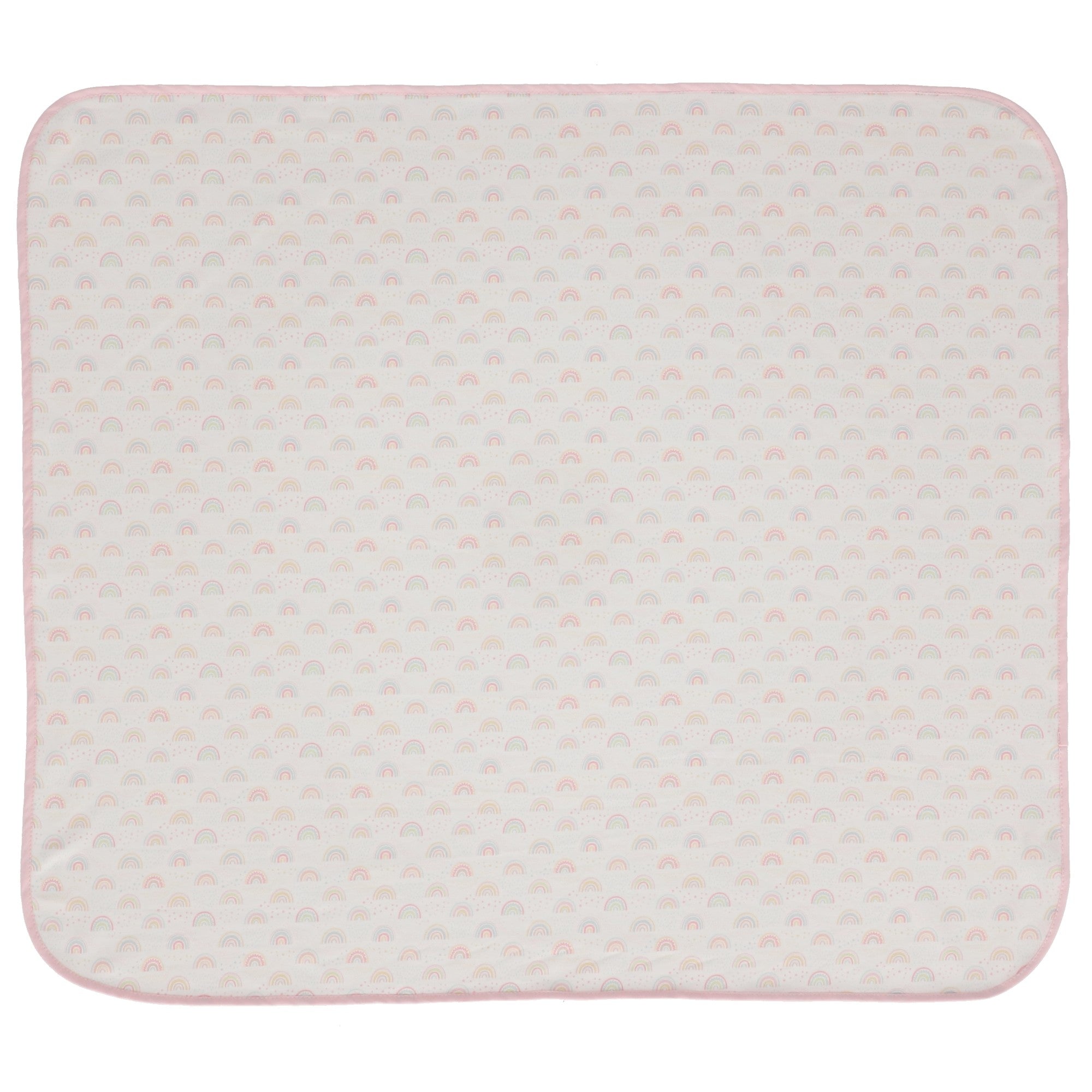 Set frazada con sonaja arcoíris rosa - Image 5