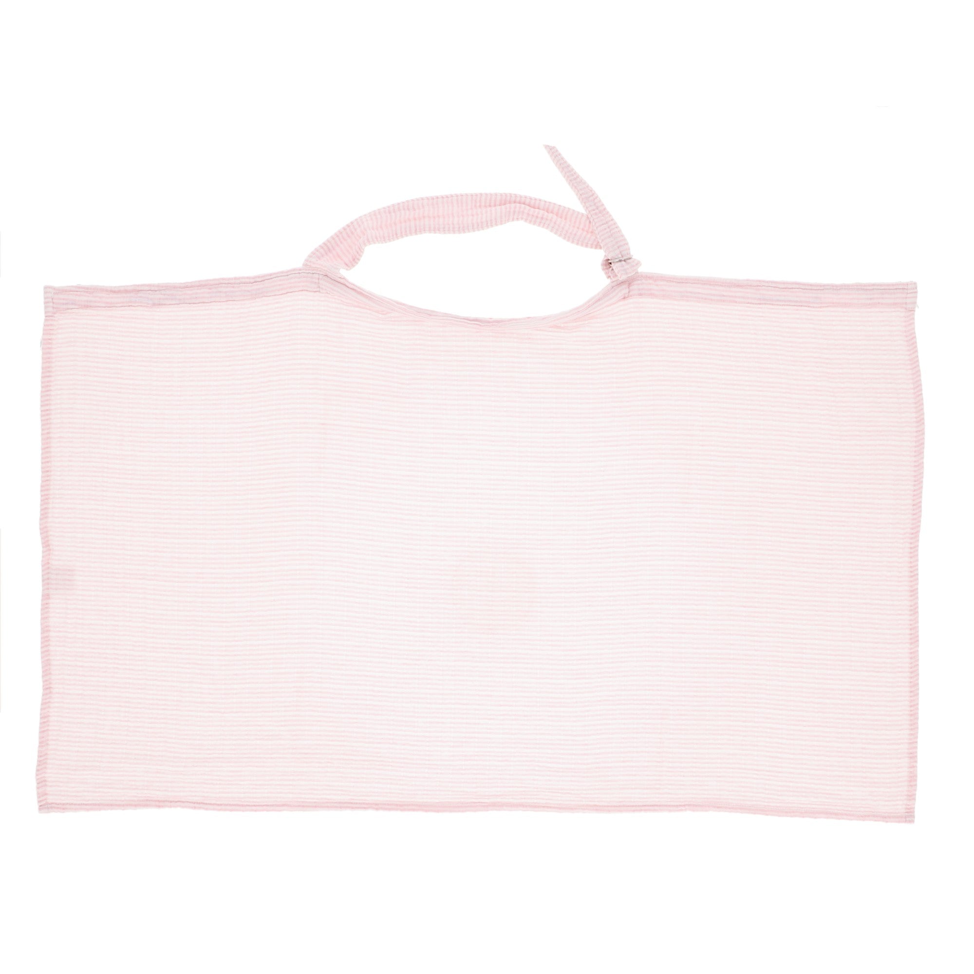 Babero de lactancia Muselina Raya Rosa - Image 2