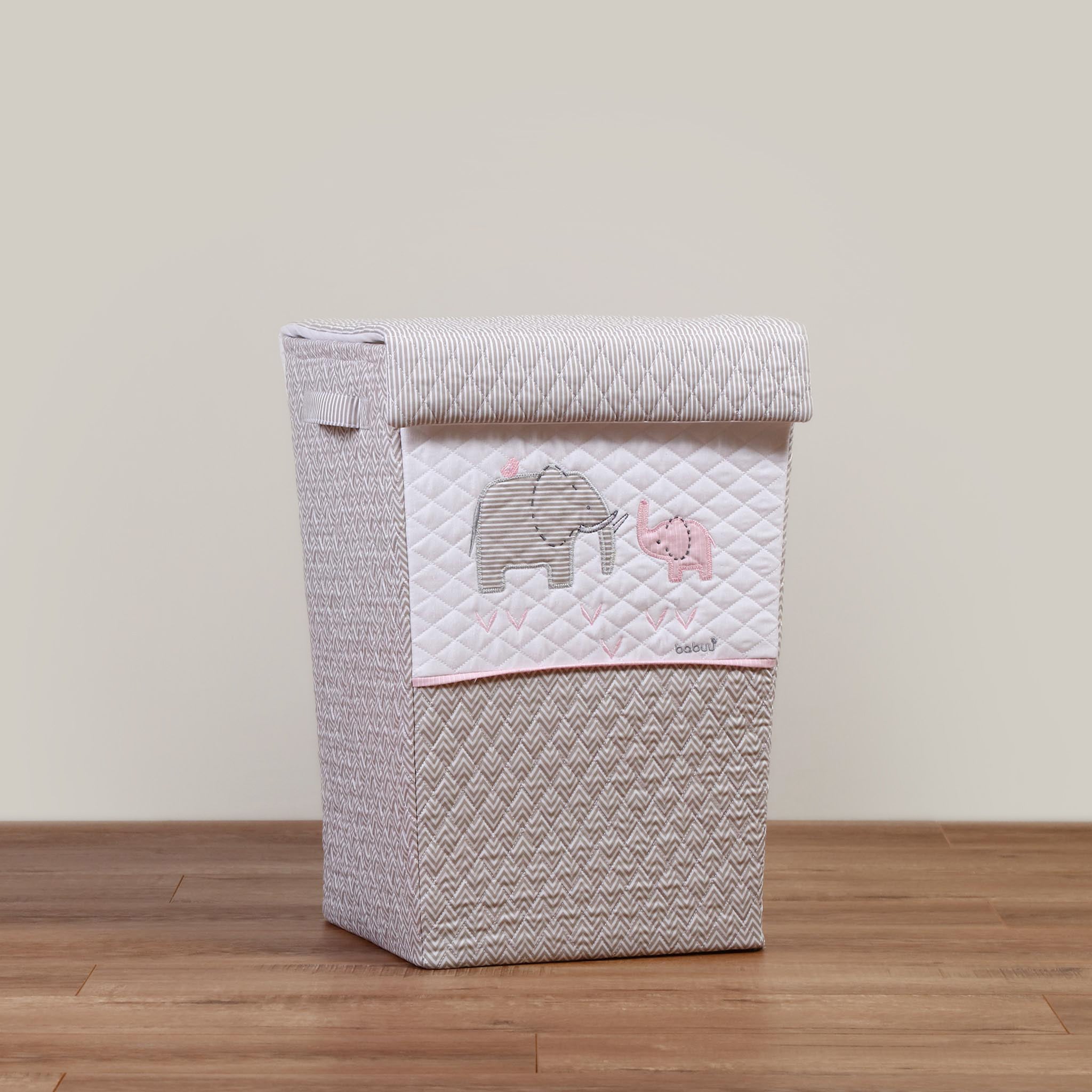 Cesto para ropa sucia Elefante Rosa