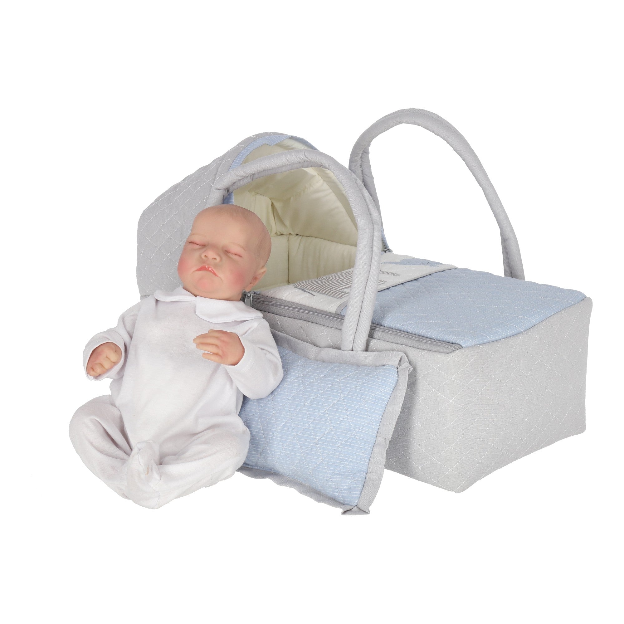 Bambineto muñeca bebe niño elefante azul