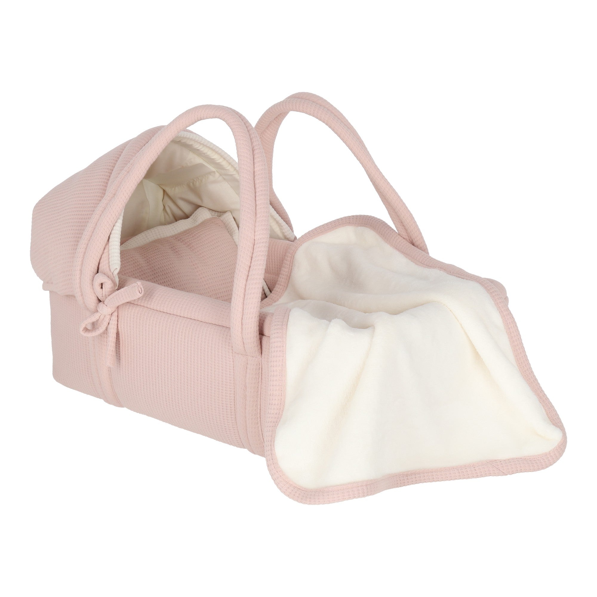 Moises muñeca rosa cuadritos con cobija - Image 5