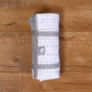 Sábana Térmica Velour Greca Gris