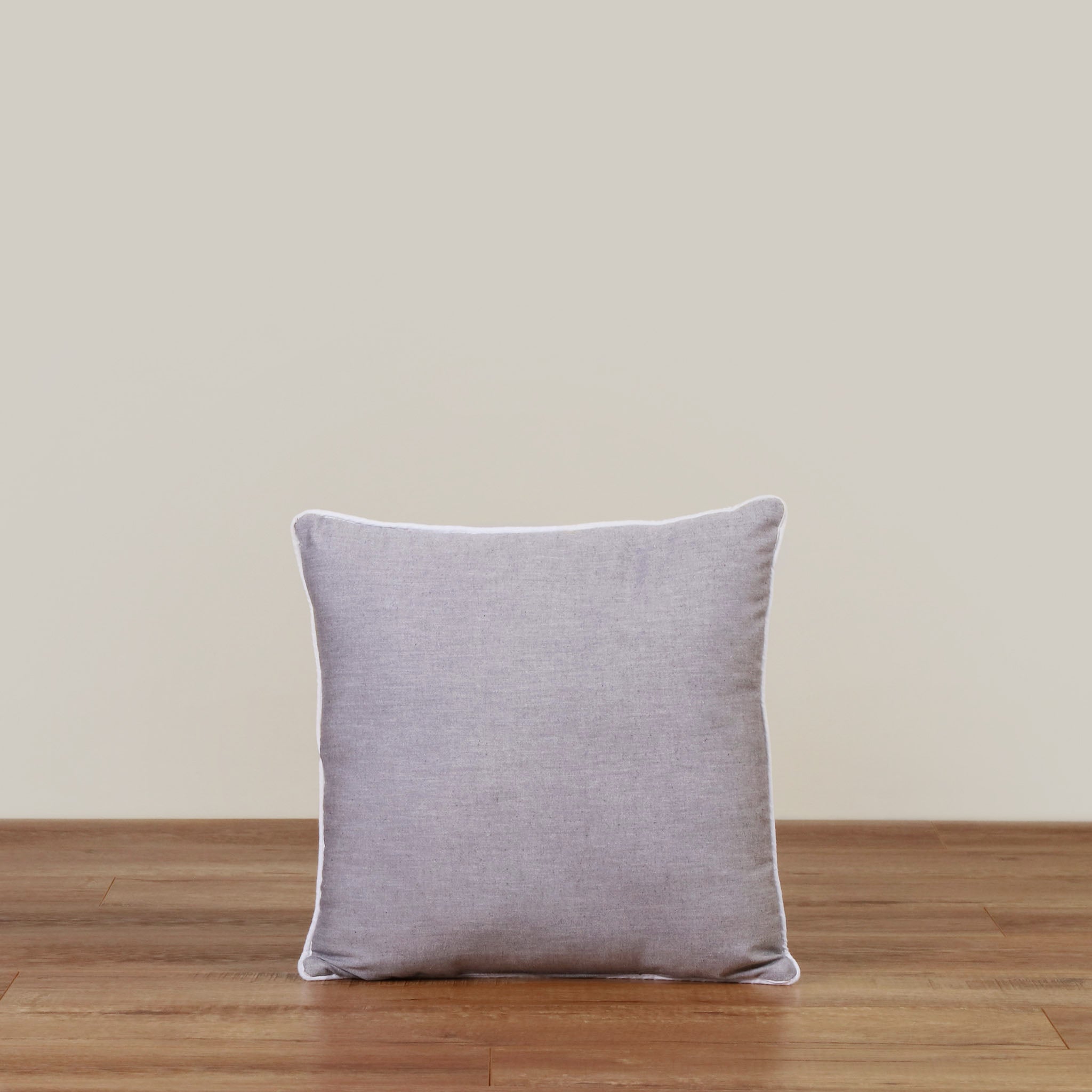 Cojín decorativo cuadrado Greca Gris - Image 3