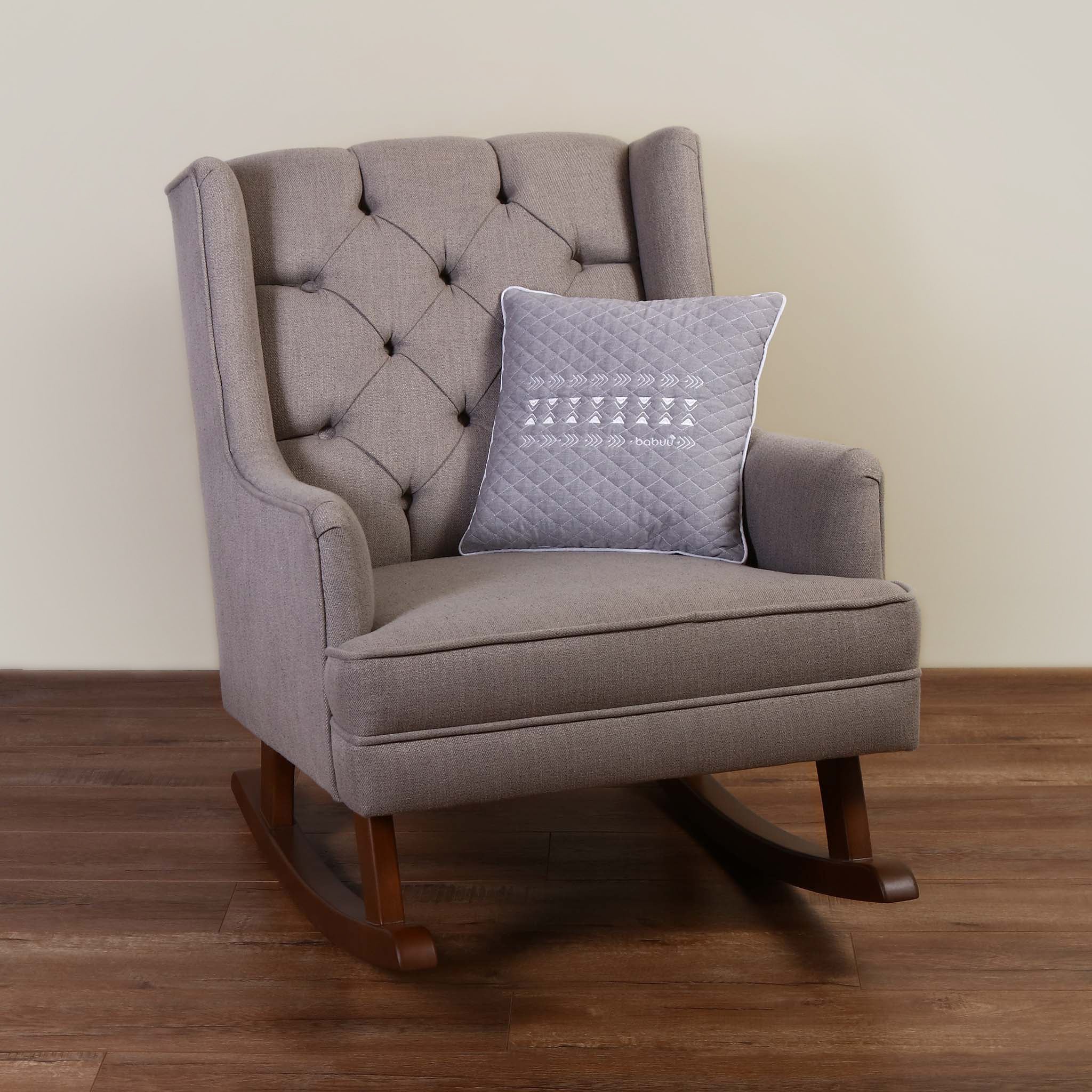 Cojín decorativo cuadrado Greca Gris - Image 2