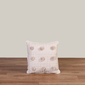 Cojín decorativo cuadrado Beige India