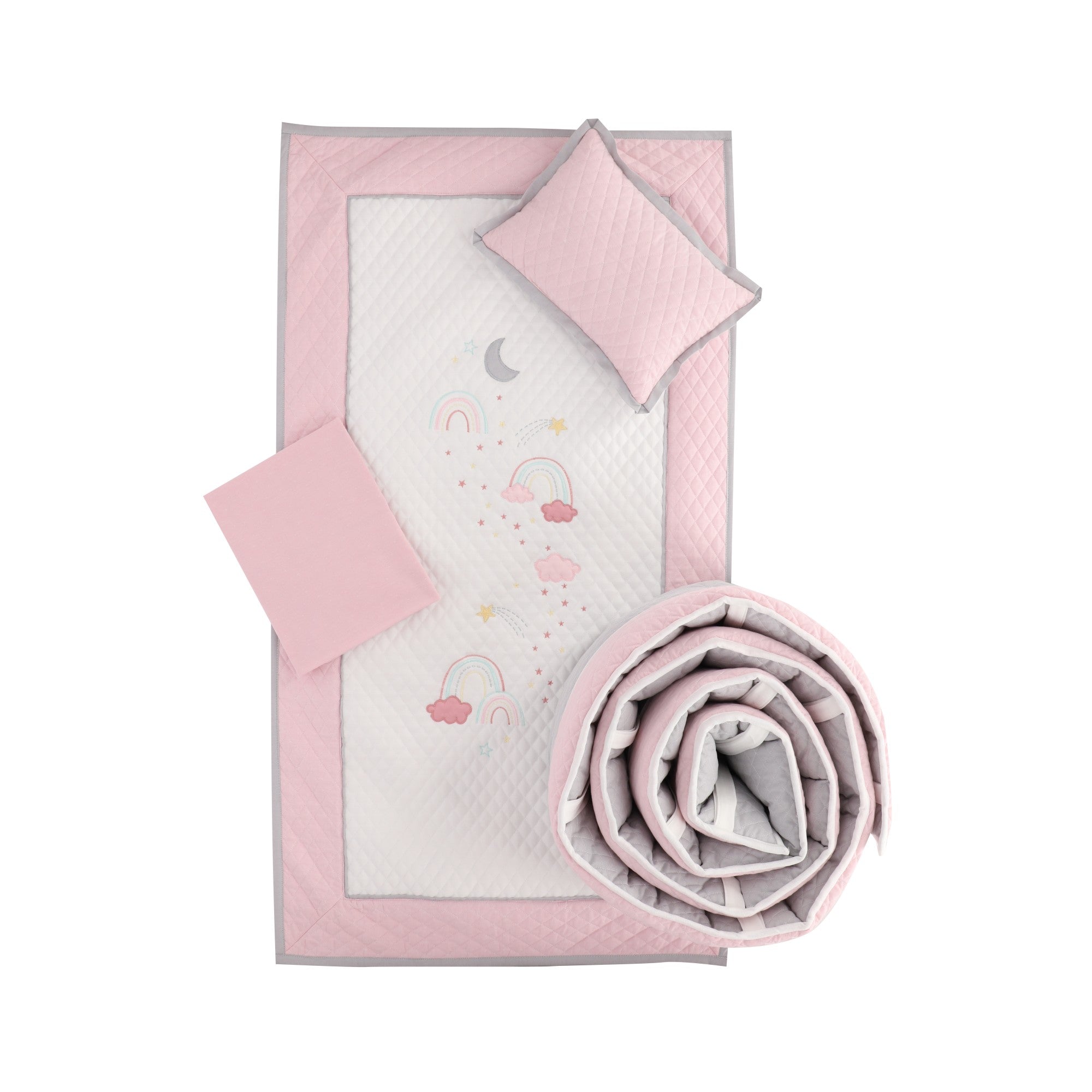 Juego de Cuna Arcoíris y Nubes - Image 2