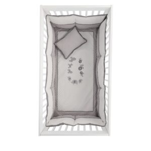 Juego de Cuna Medallón Selva gris