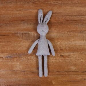 Mono apego Conejo Gris