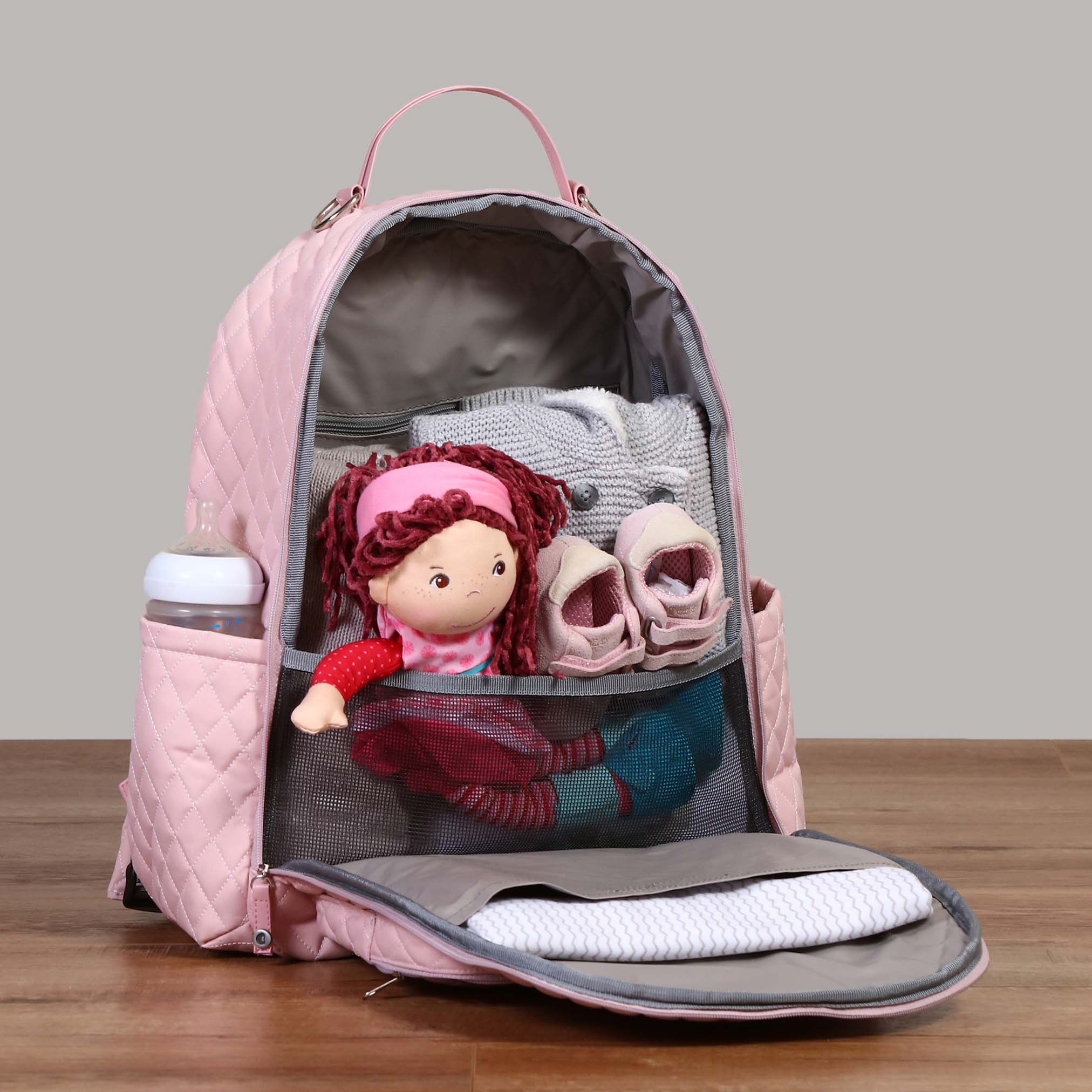 Pañalera para Bebé Rosa - Back Pack - Image 2