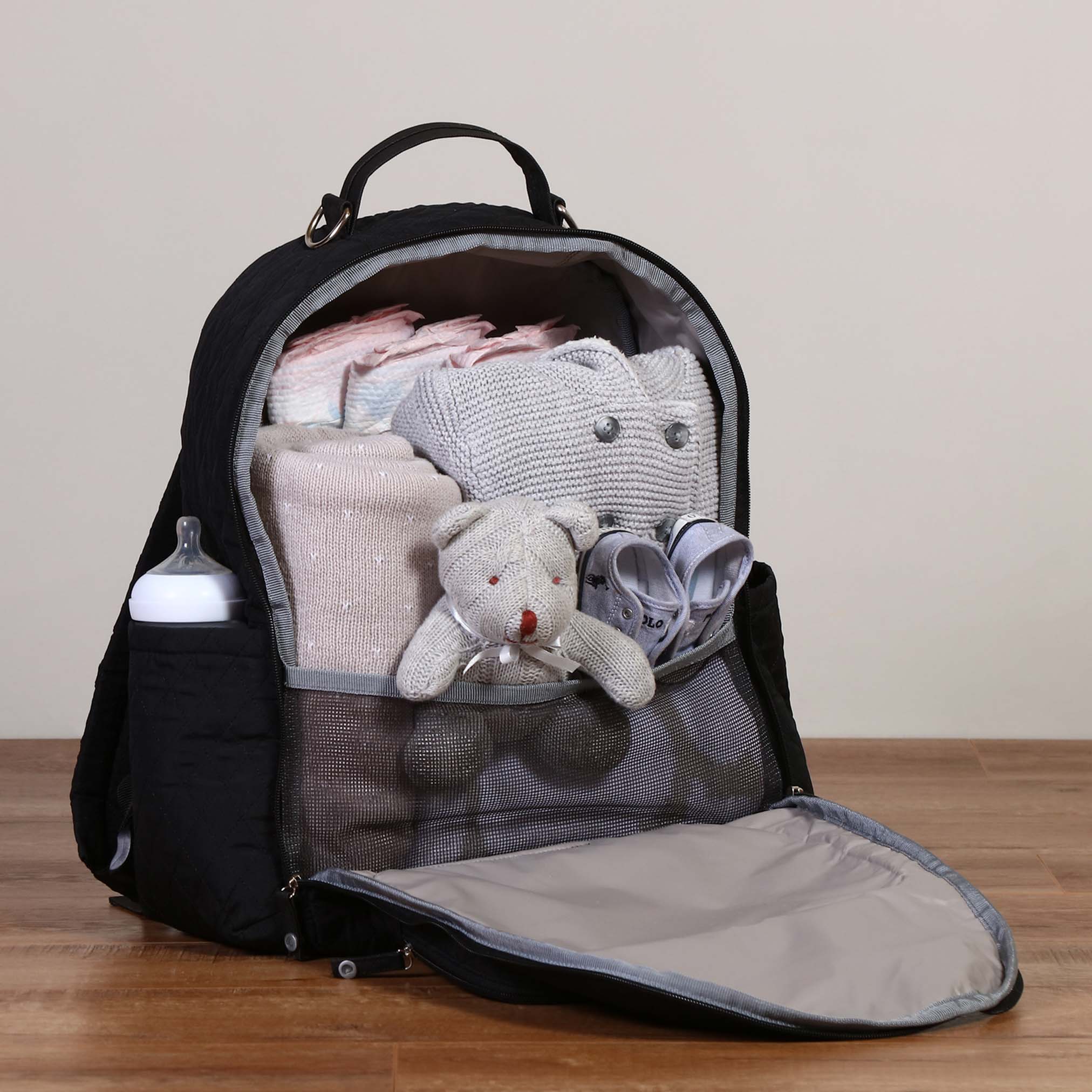 Pañalera para Bebé Negra - Back Pack - Image 2