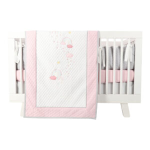 Juego de Cuna Arcoíris y Nubes