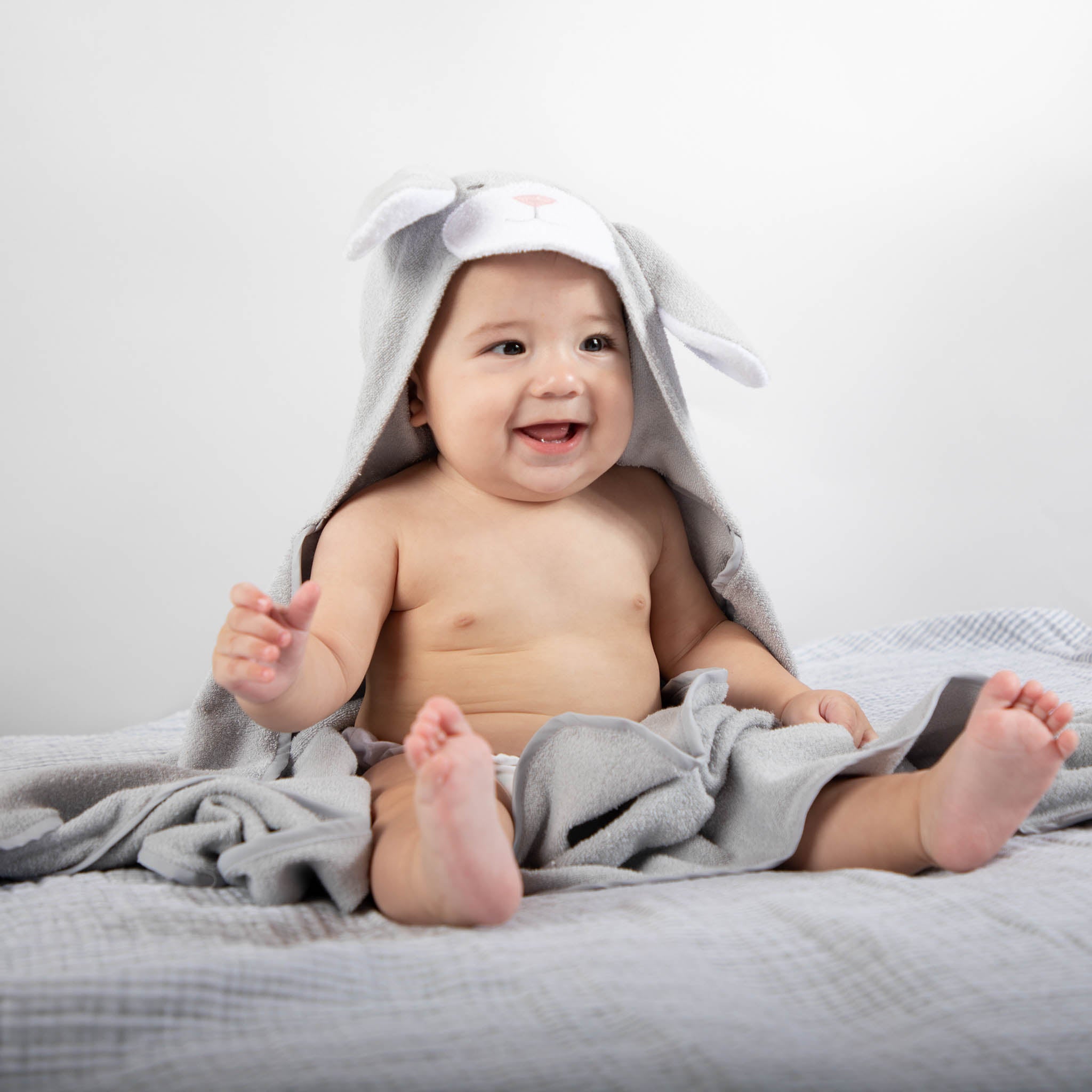 Toalla Conejo Gris - Image 3