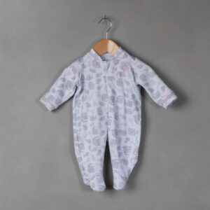 Mameluco Camiseta Elefante Rosa