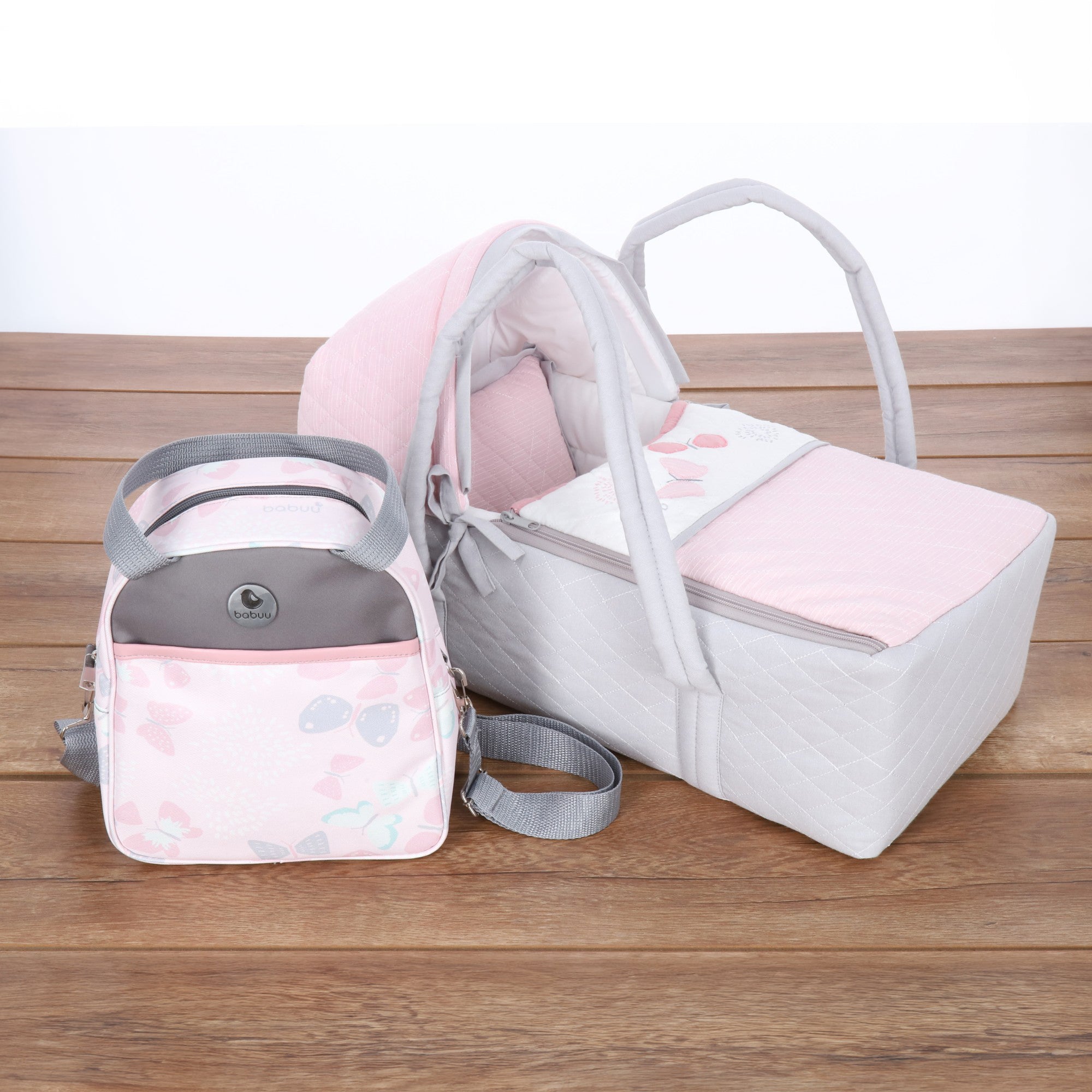 Set bambineto muñeca y pañalera mariposa - Image 2