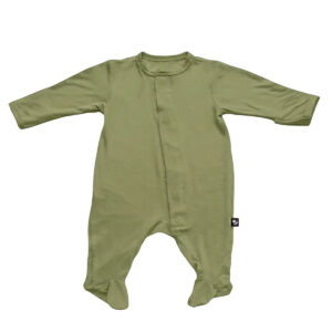 Mameluco magnético con pie - Baby Olive, 0-3M (3.5 - 5.5 kg)