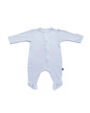Mameluco magnético con pie - Azul Empolvado, 3-6M (5.5 - 7.2 kg)