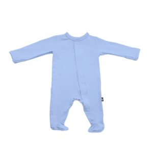 Mameluco magnético con pie - Azul Cielo, 0-3M (3.5 - 5.5 kg)
