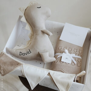 Gift Box - Rexi, Frazada Arena y Guirnalda