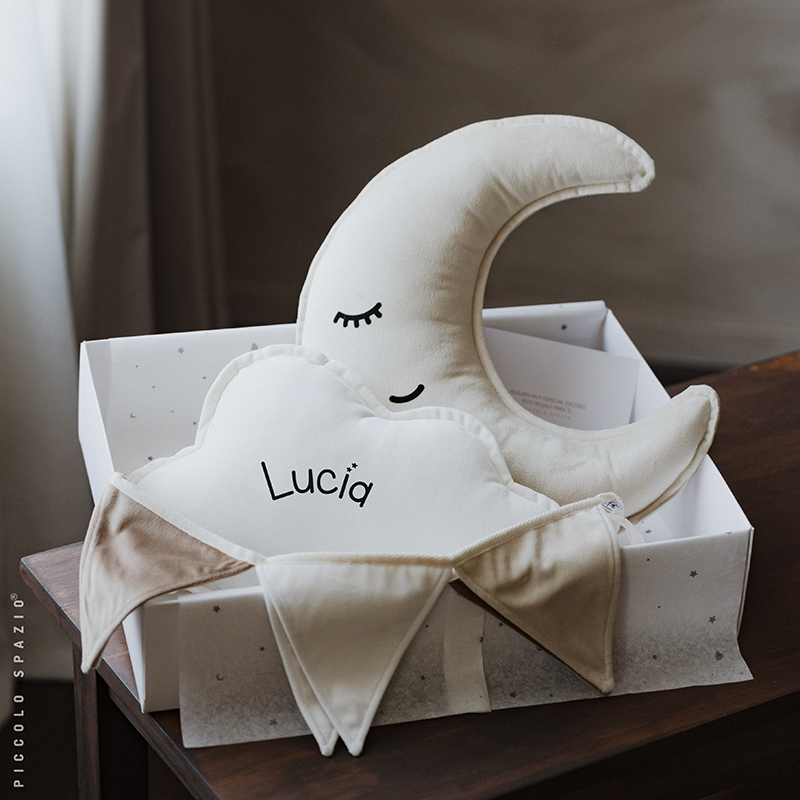 Gift Box - Luna Beige, Nube Blanca y Guirnalda