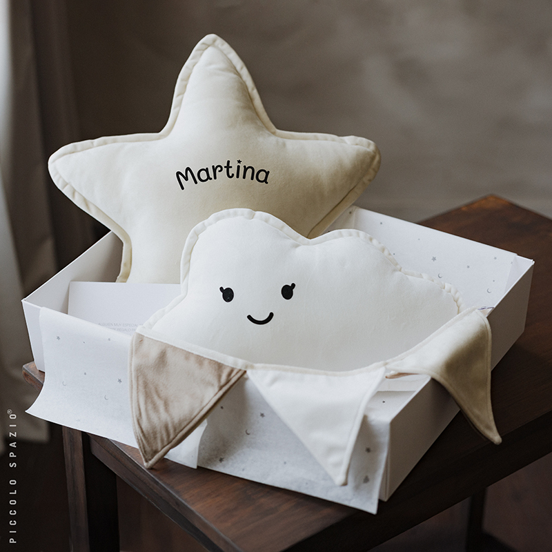 Gift Box - Estrella Beige, Nube Blanca y Guirnalda