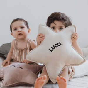 Cojín Estrella Beige