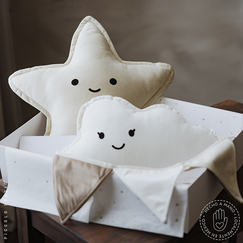 Gift Box - Estrella Beige, Nube Blanca y Guirnalda - Imagen 2