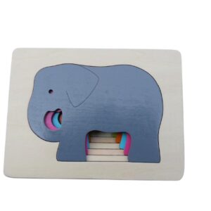 Rompecabezas de 5 capas - Elefante (hogar)