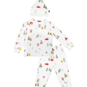 Pijama manga larga y gorrito - Christmas Village